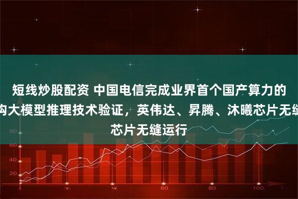 短线炒股配资 中国电信完成业界首个国产算力的跨架构大模型推理技术验证，英伟达、昇腾、沐曦芯片无缝运行